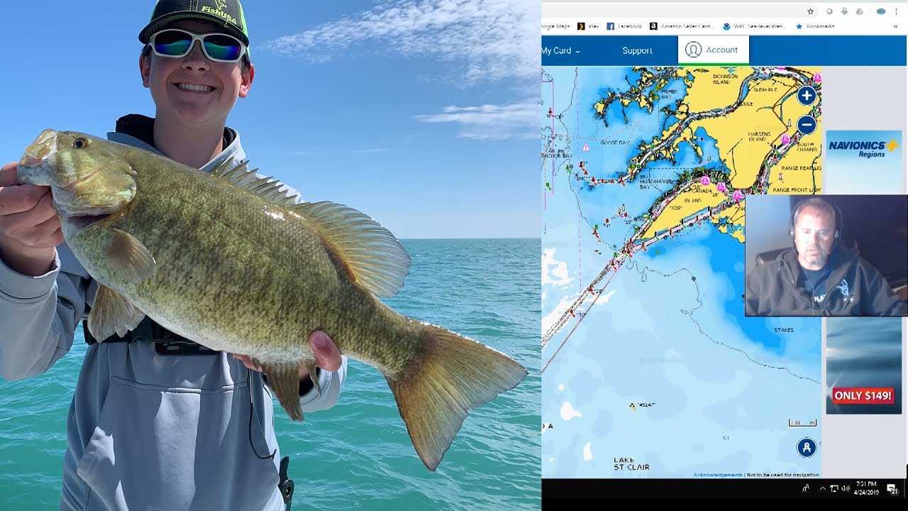 Lake St. Clair prespawn Smallmouth early spring 
