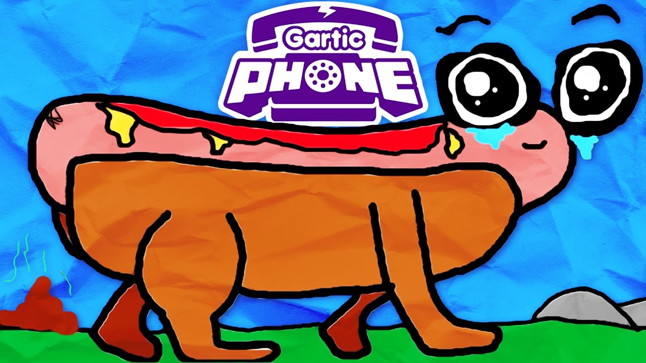 The Hot Dog Dog! - Gartic Phone with The Crew and Friends!