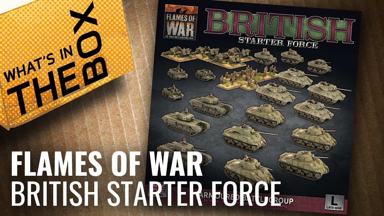 Flames of War Unboxing: British Starter Force
