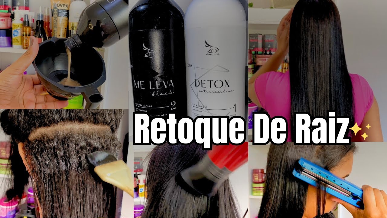 RETOQUE DE RAIZ COM A ZAP ME LEVA BLACK + ROTINA PÓS QUÍMICA!!