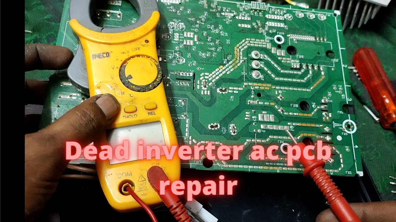 DEAD INVERTER PCB REPAIR IN TAMIL | Dc inverter PCB igpt,ipm checking in tamil  | cool air experts