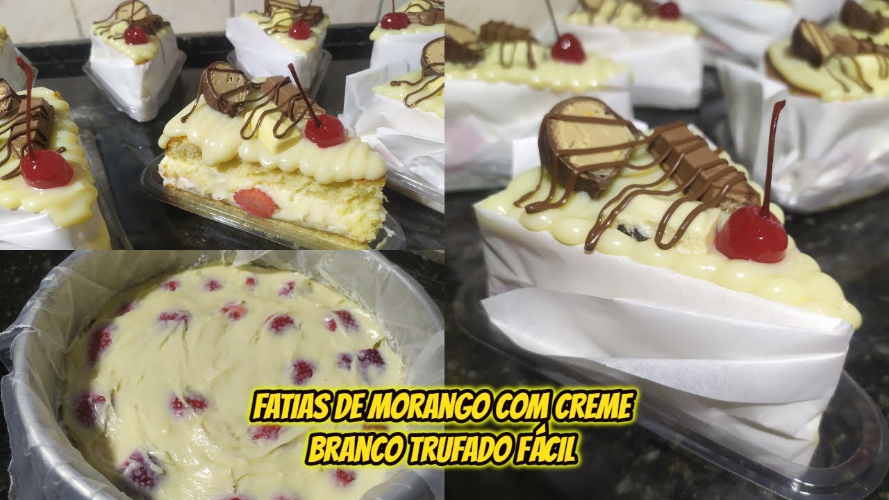 FATIAS DE MORANGO COM CREME TRUFADO l MASSA FOFINHA l SABRINA SANTOS MÃE DE TRÊS