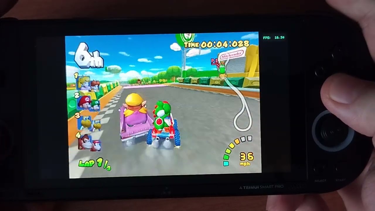 Тест эмулятора GameCube Wii Dolphin 2412 на Trimui Smart Pro (GammaOS Core Beta3 TSP)