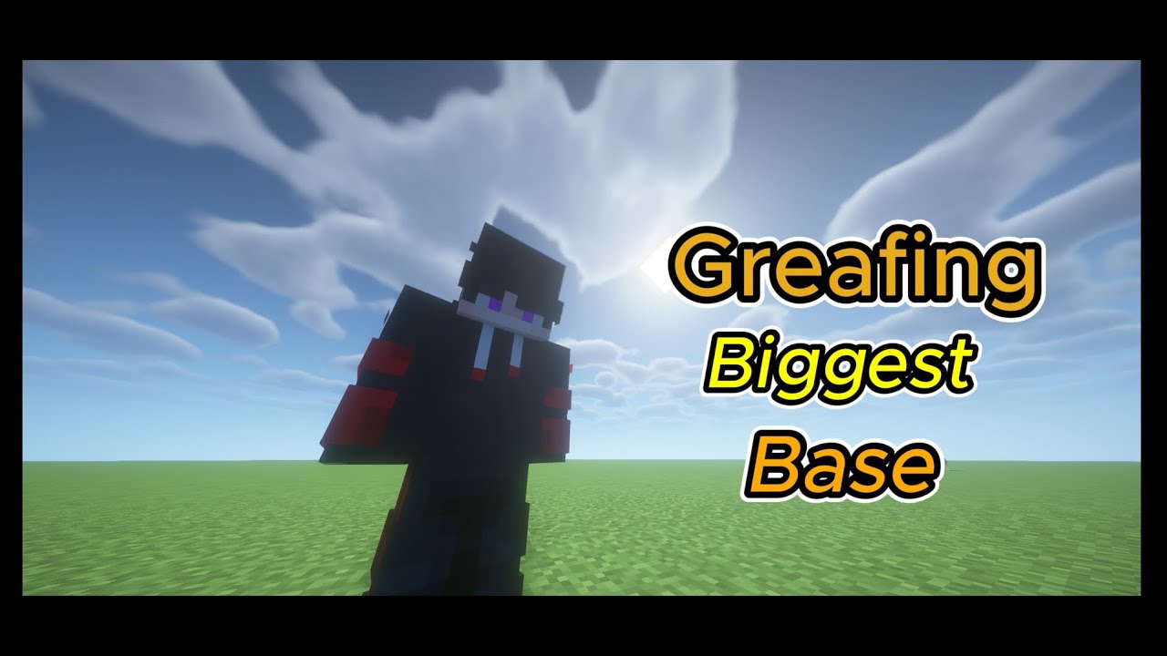 Greafing biggest base | Infinity smp