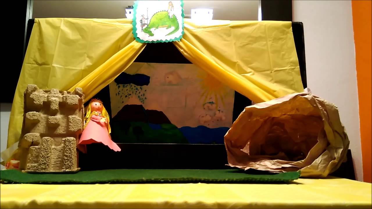 T. literari, Teatre de titelles Sant jordi, la princesa i el drac.  M. Isabel Maldonado Torres