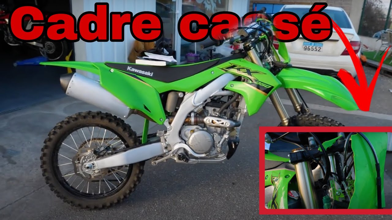 MA 250 KXF 2022 EST PASSÉE SOUS UN CAMION !!
