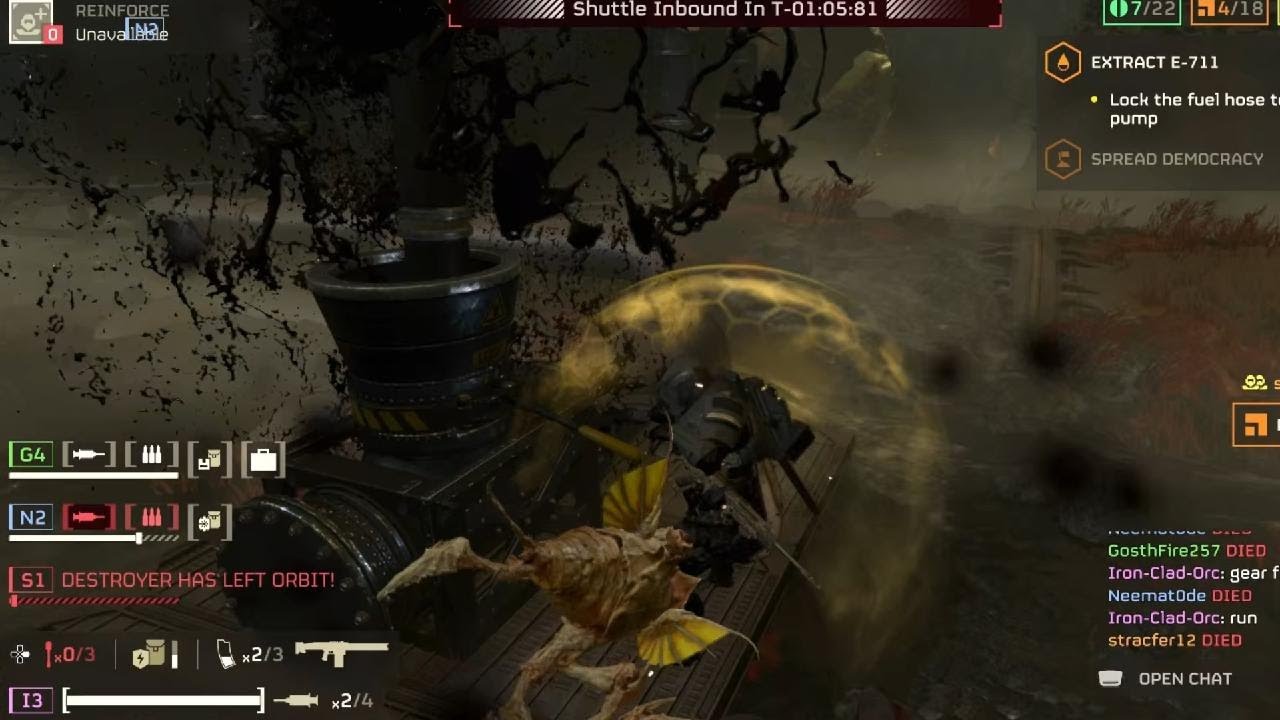 HELLDIVERS 2, Extract E-711, Martyrdom