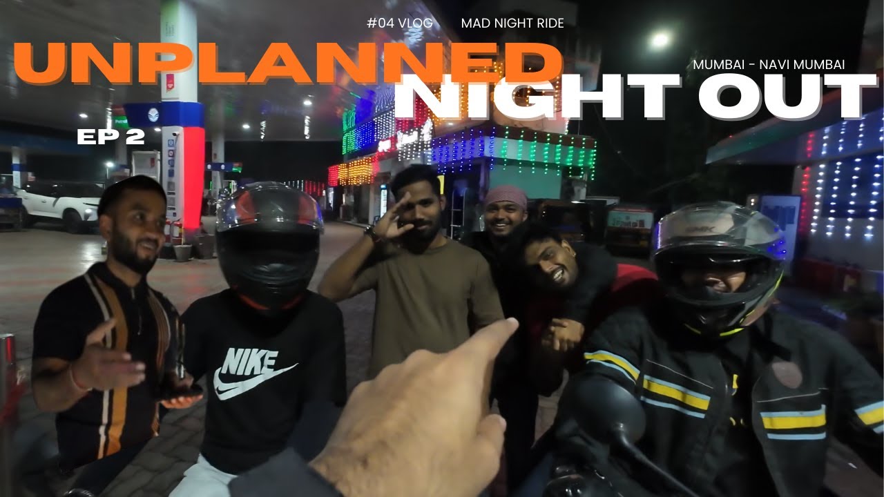 The Most Chaotic Night Ride I’ve Ever Had in Mumbai! 😳🏍️