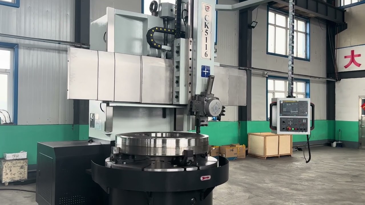 High-Performance CK5116 CNC Single Column Vertical Lathe | Precision Turning for Metal Processing