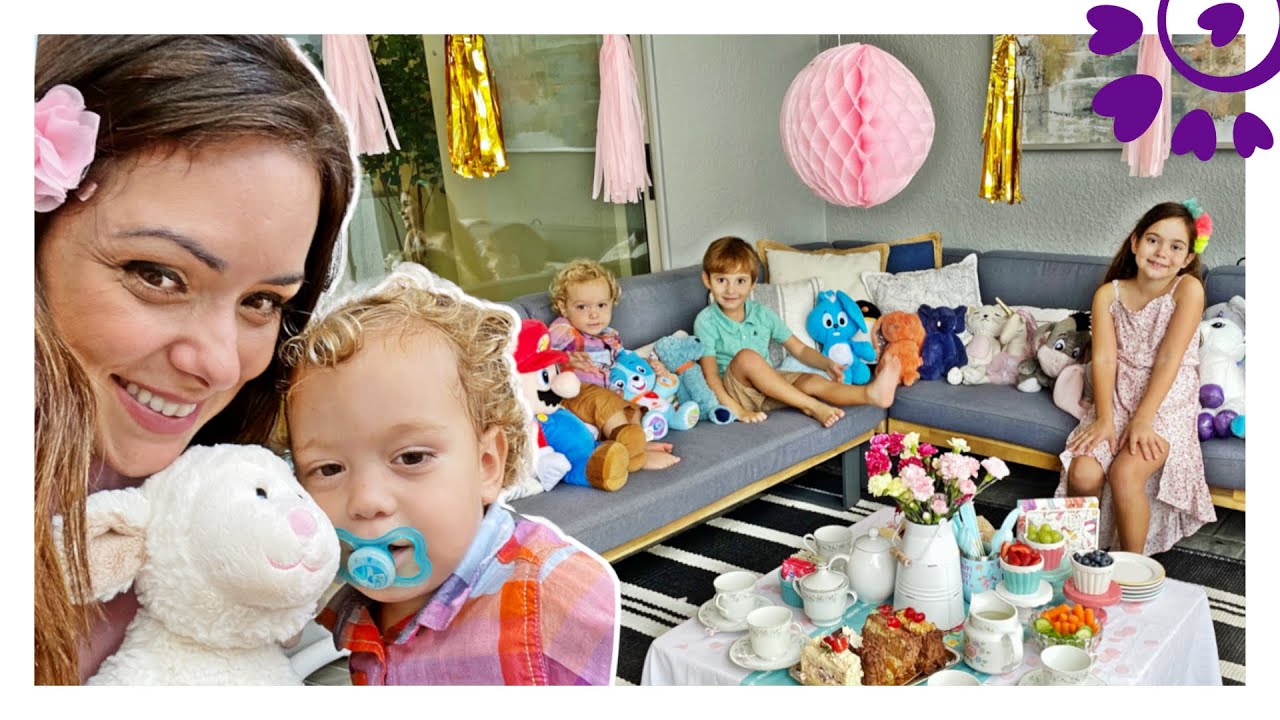 CHÁ DE BONECAS SURPRESA COM A FAMÍLIA - FLÁVIA CALINA