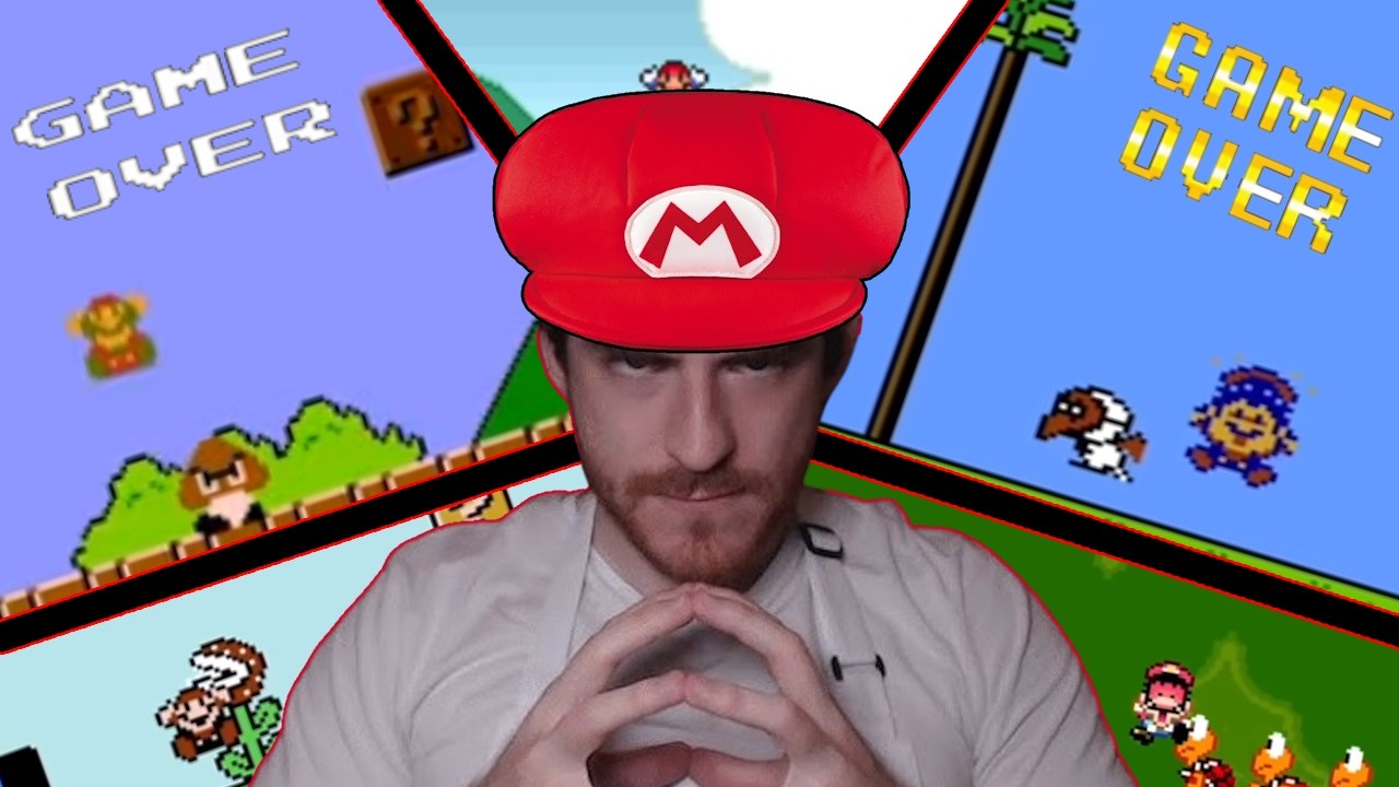 DougDoug FAILS 5 Mario Games at Once