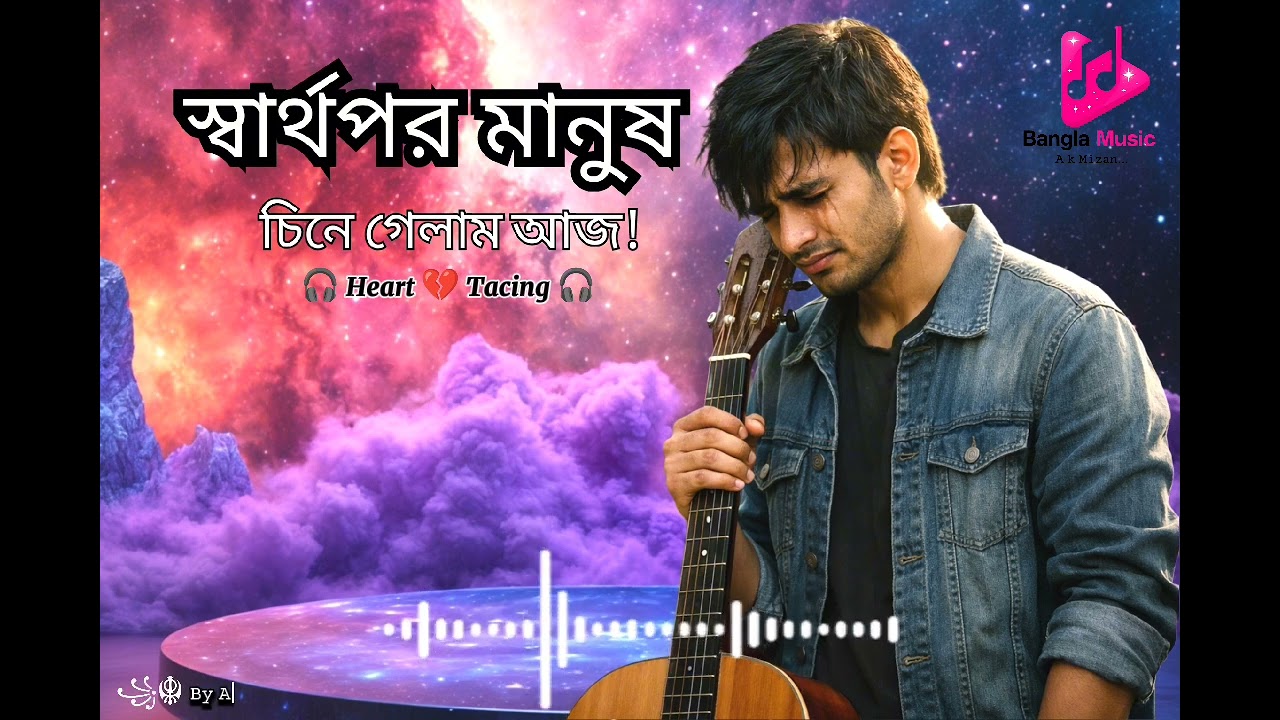 🎧 Heart💔touching 🎧💔|| আজ স্বার্থপর মানুষ চিনে গেলাম! || 💔🎧 ||[Sharthopor manush chine gelam aaj]!🔥🎵