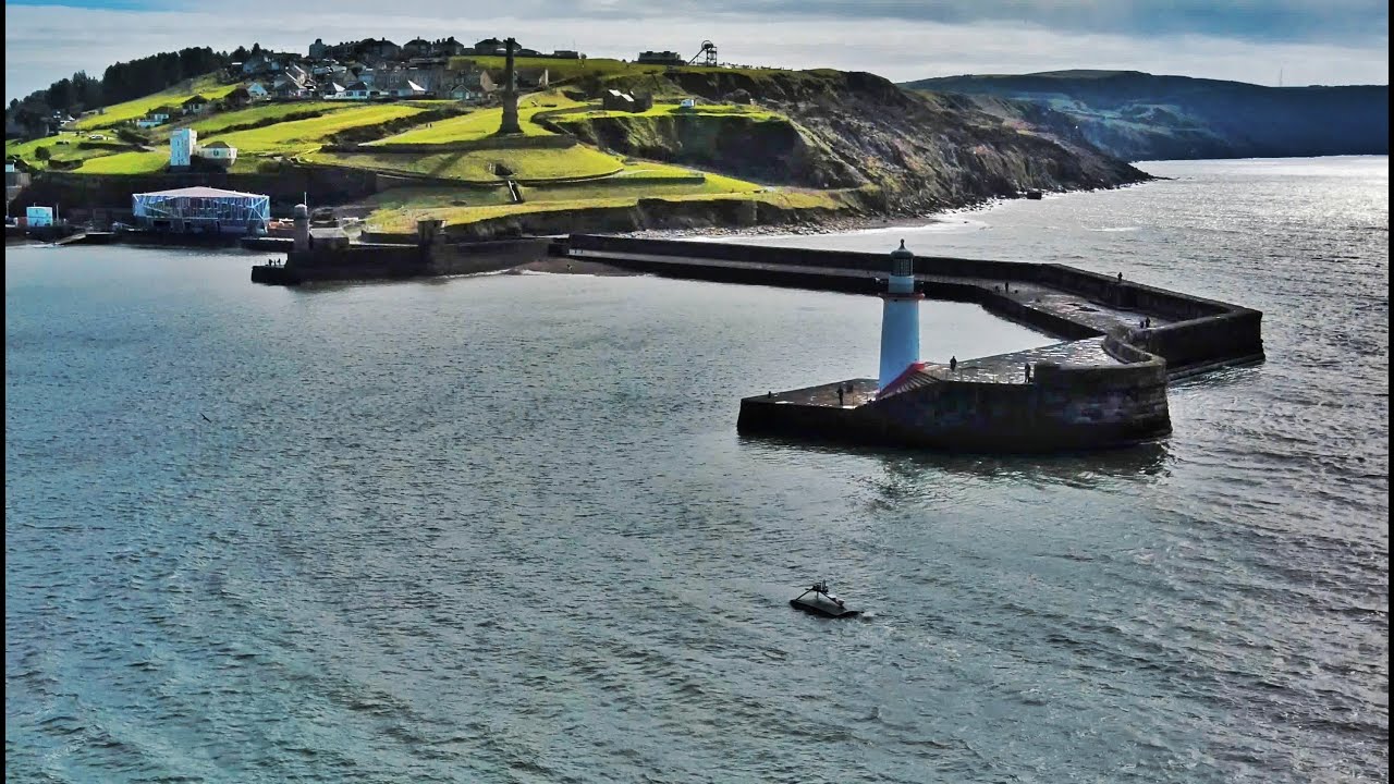 Drone Boat, (USV) @ Whitehaven, Cumbria.