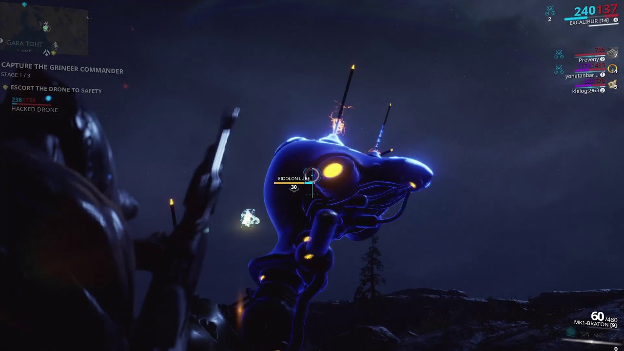 Warframe capture the grinner commander
