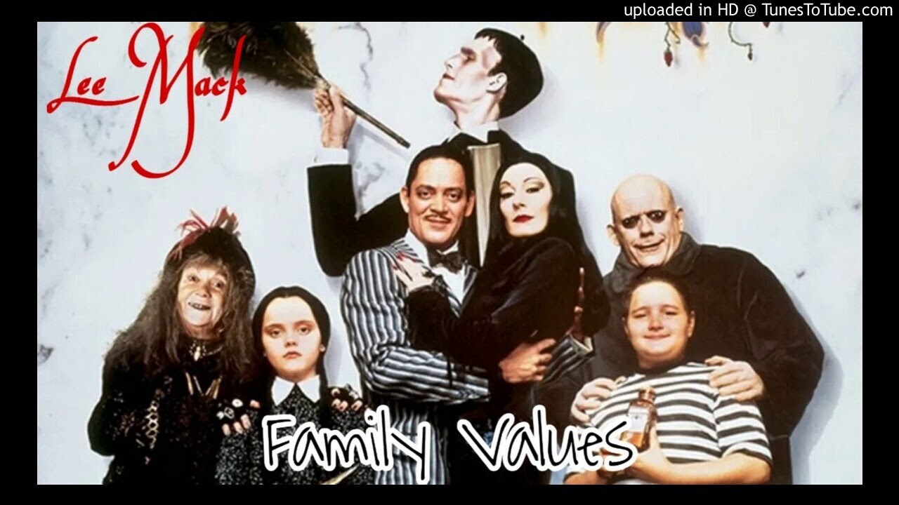 FAMILY VALUES [THE ADDAMS  FAMILY theme Hip Hop beat] produced by: LEE MACK
