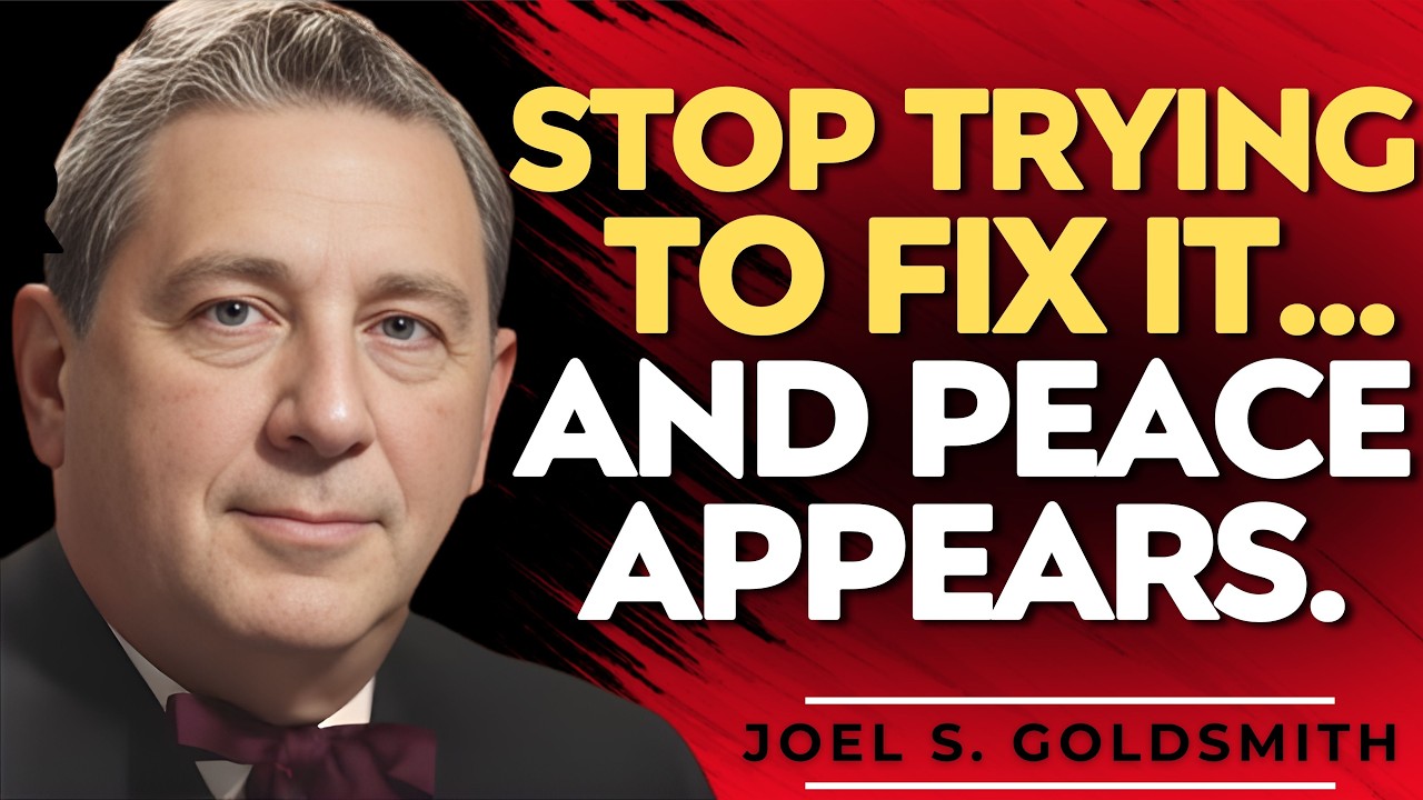STOP Fixing Anxiety: The Radical Stillness Joel S. Goldsmith Taught