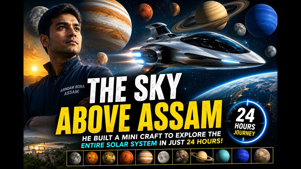 24 Hours Across the Solar System | The Sky Above Assam | Sci-Fi Short Film
