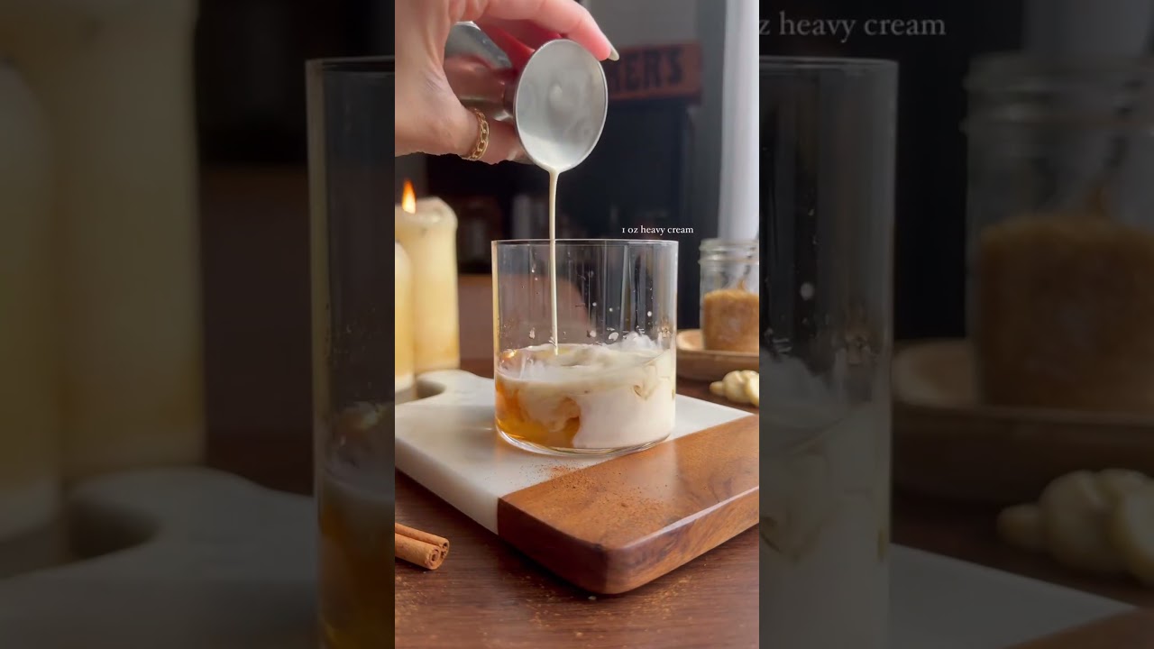 Flaming Bananas Foster Martini #phachế #lofi #lofimusic #chilling #relaxing #shorts