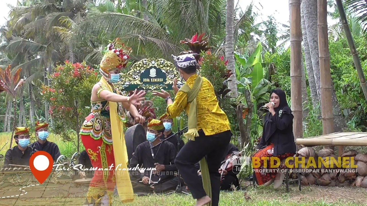 Tari Srampat Gandrung - Sanggar Laros Osing Kemiren - Aktualisasi Seni Budaya Banyuwangi 2021