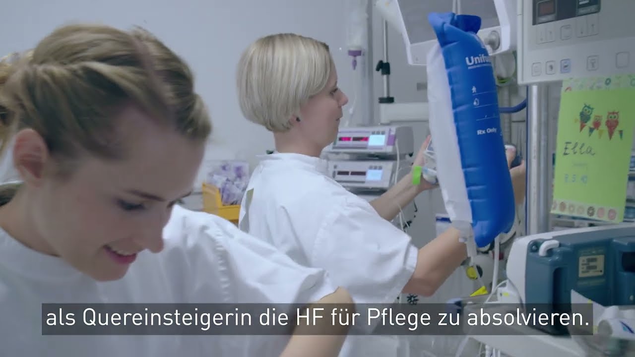 Pflege auf der IPS des Kinderspitals Zürich