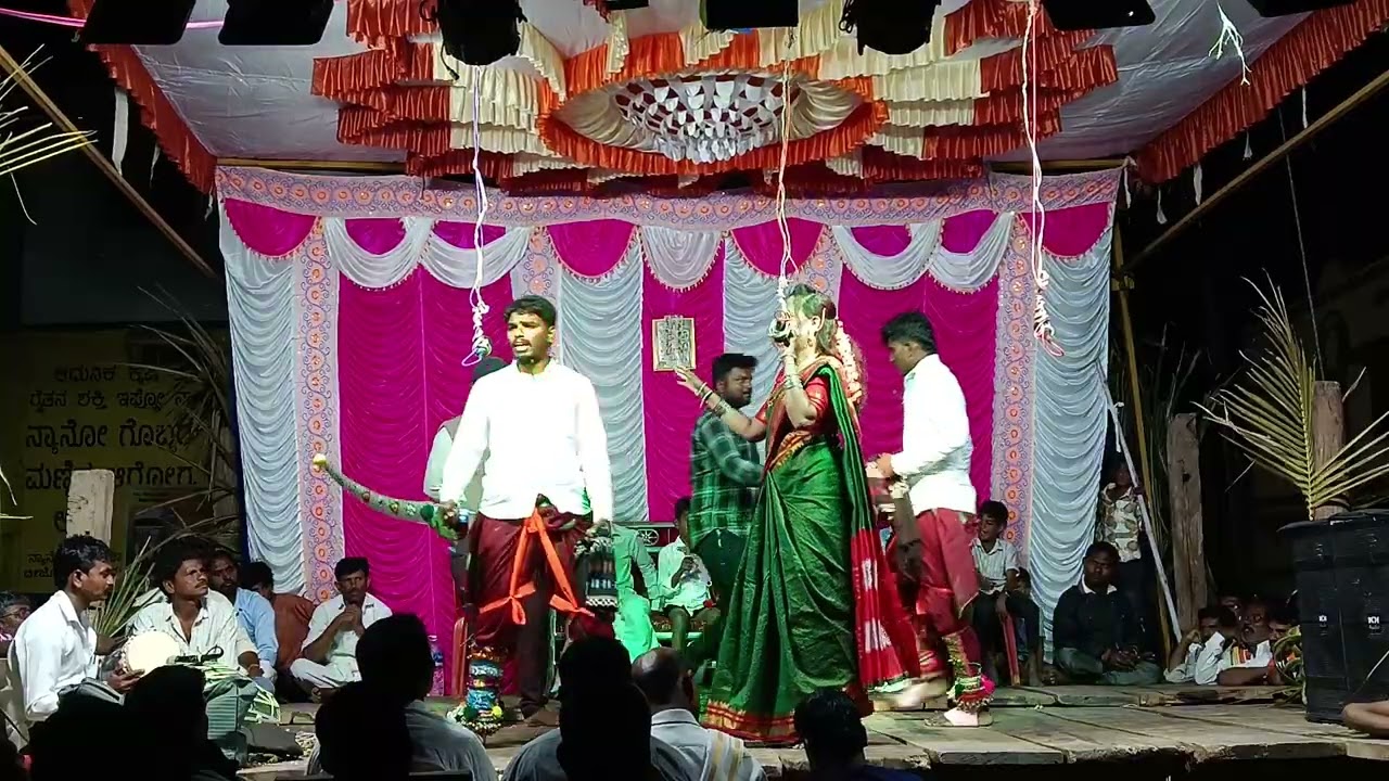 ಗೆಜ್ಜೆಪೂಜೆ. ಗೆಣಿಕೆಹಾಳು. ಶ್ರೀ ರೇಣುಕಾ ಎಲ್ಲಮ್ಮ ಮಹಾತ್ಮೆ. ಮಲ್ಲಿಕಾರ್ಜುನ್ ಹಾರ್ಮೋನಿಯಂ ಮಾಸ್ಟರ್