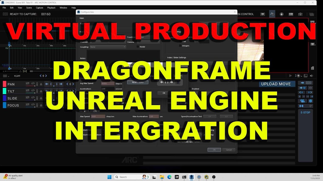DRAGONFRAME UNREAL INTEGRATION