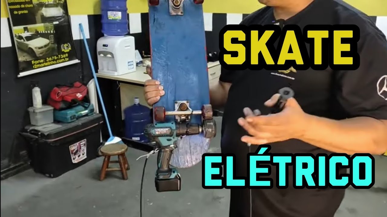 Faça você mesmo seu skate elétrico caseiro (barato)