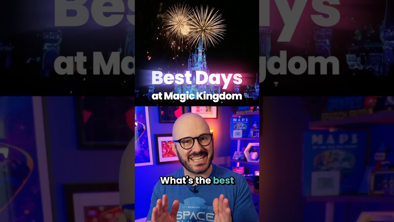 What&rsquo;s the best day of the week to go to Magic Kingdom? 📊 #disneyworld