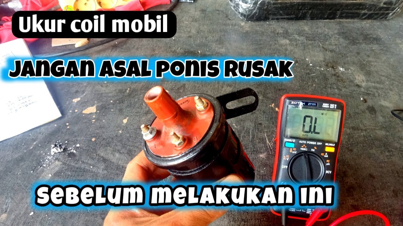 Ukur coil kaki 3 dan kaki 2  mobil kijang