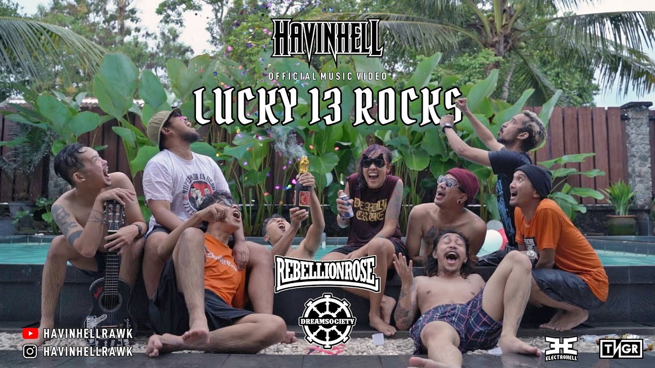 LUCKY 13 ROCKS ( official music video ) - HAVINHELL FEAT. REBELLION ROSE & TOPAN MURDOX