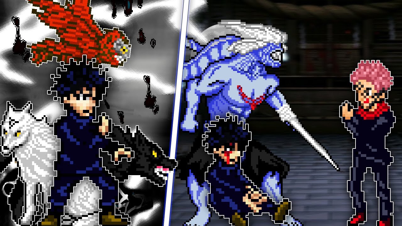 MEGUMI FUSHIGURO, TESTEI O PODER DO FEITICIEIRO JUJUTSU DAS 10 SOMBRAS NO MUGEN