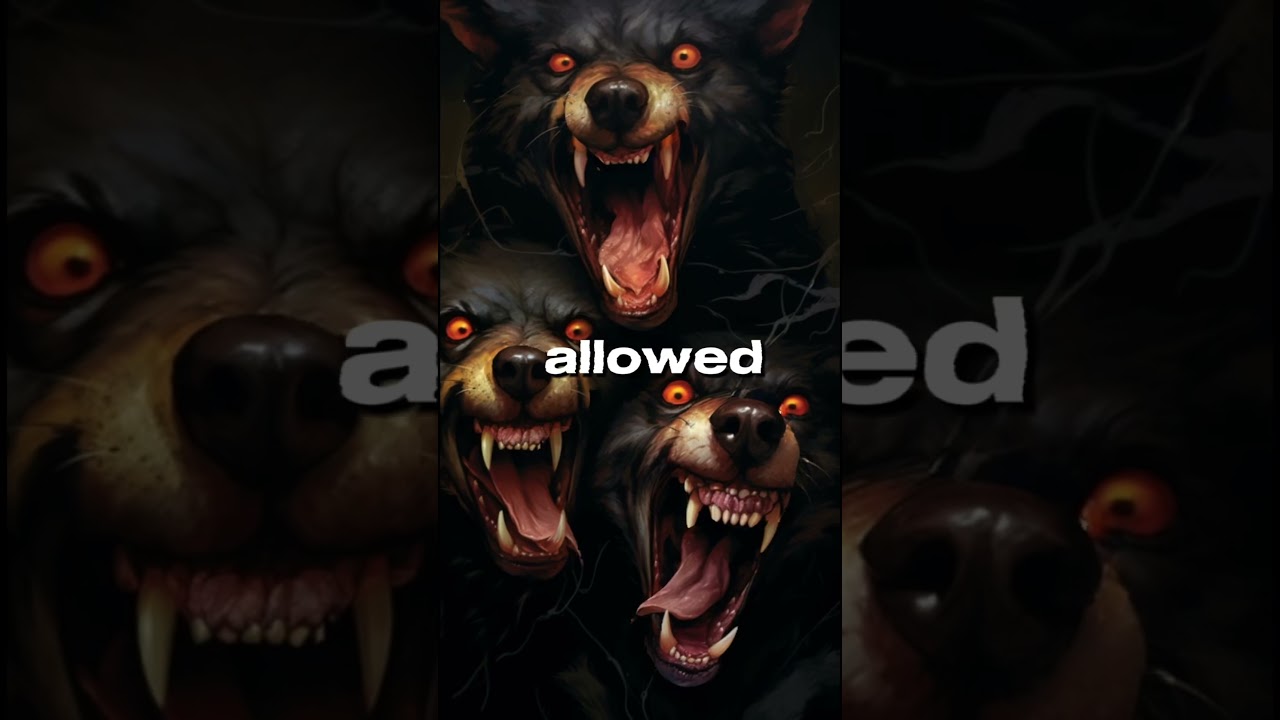 Cerberus the hound of hell #mythology #Cerberus #Greekmythology