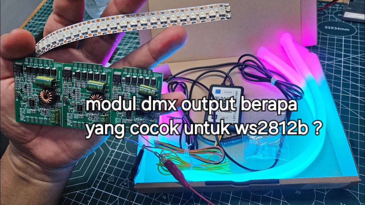 ini led yang cocok untuk modul dmx
