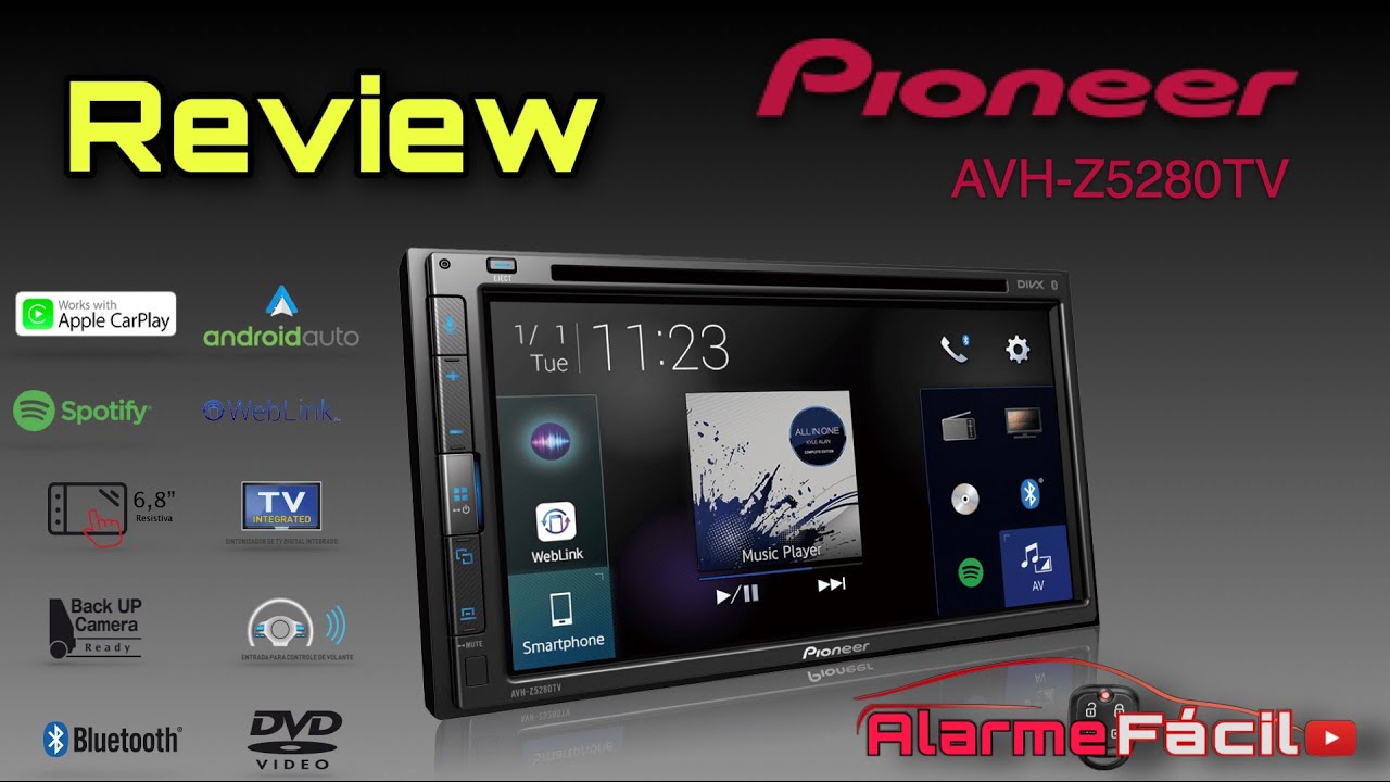 Demonstração Pioneer AVH-Z5280TV 🤩