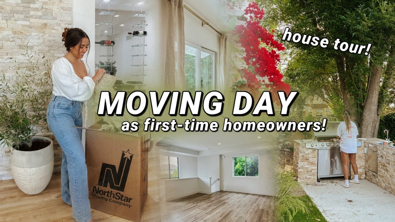 MOVING DAY VLOG! 🏠 full house tour, unpacking, & first night in the new house | morgan yates