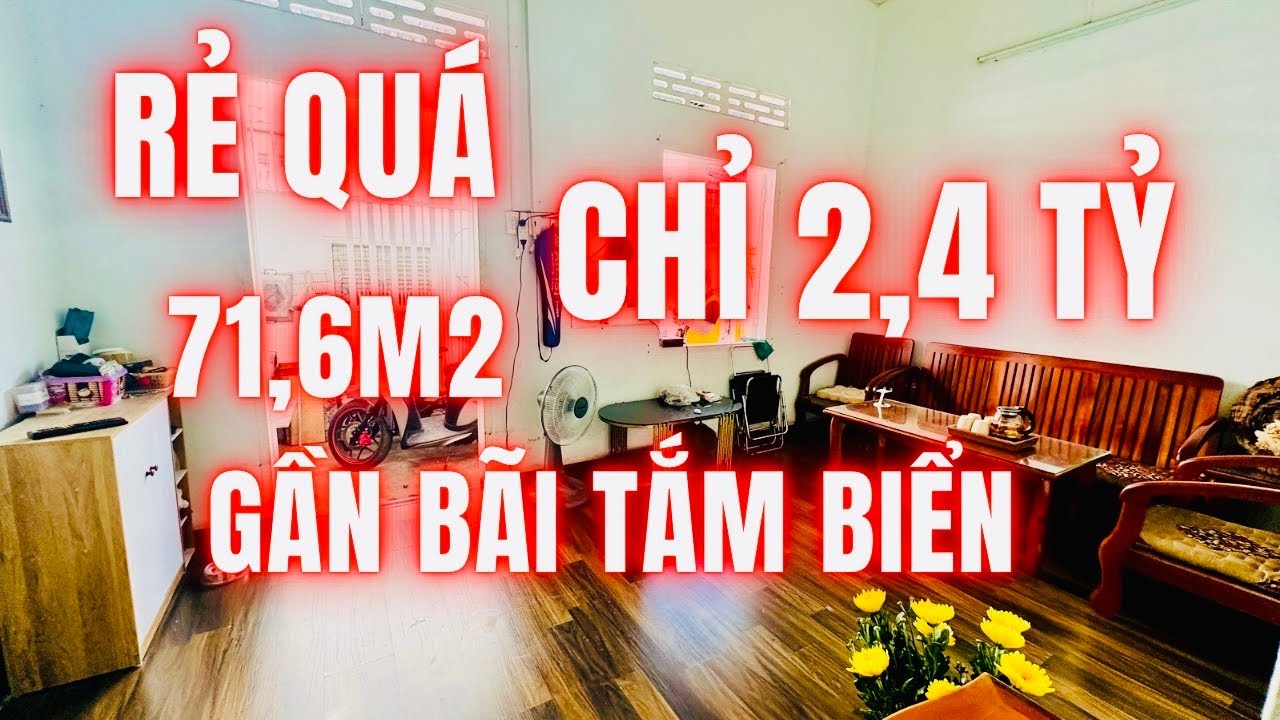 ( đã bán ) Chỉ 2,4 tỷ cho căn nhà 71,6m2 gần biển Nha Trang ( hàng hiếm ngang 5m hướng đông nam )