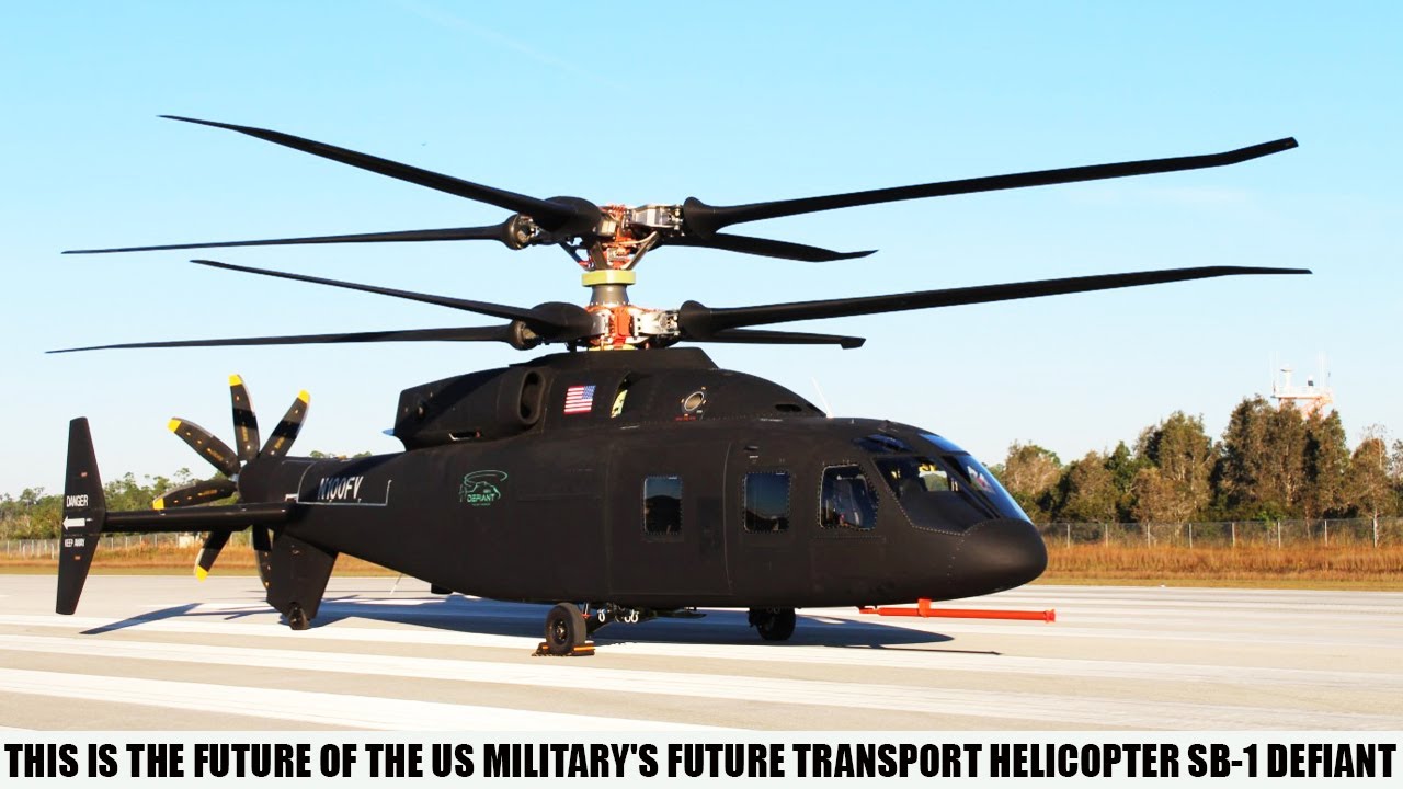 This is the Future of the US Military's Future Transport Helicopter SB 1 Defiant