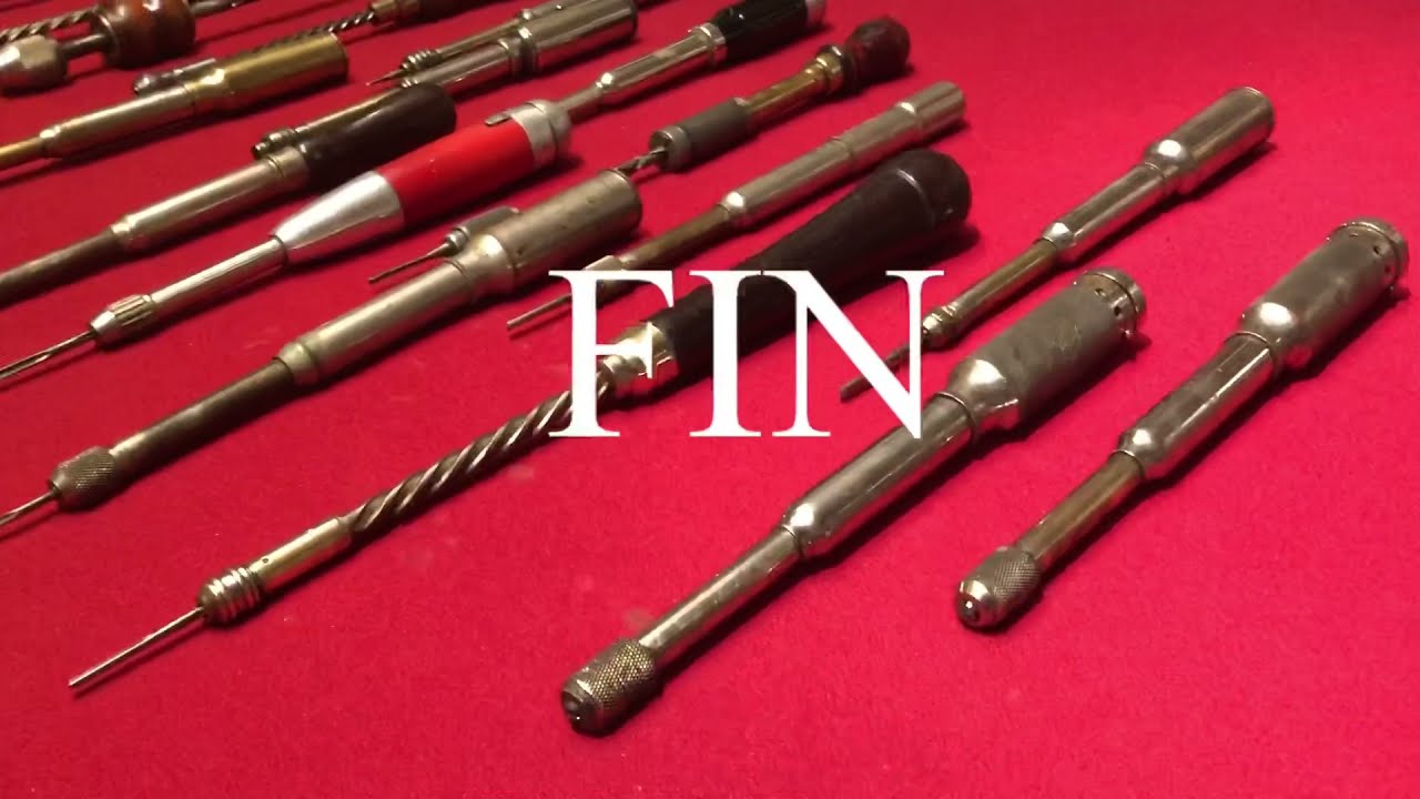 HOW TO REPAIR A SPRUNG ANTIQUE  PUSH DRILL