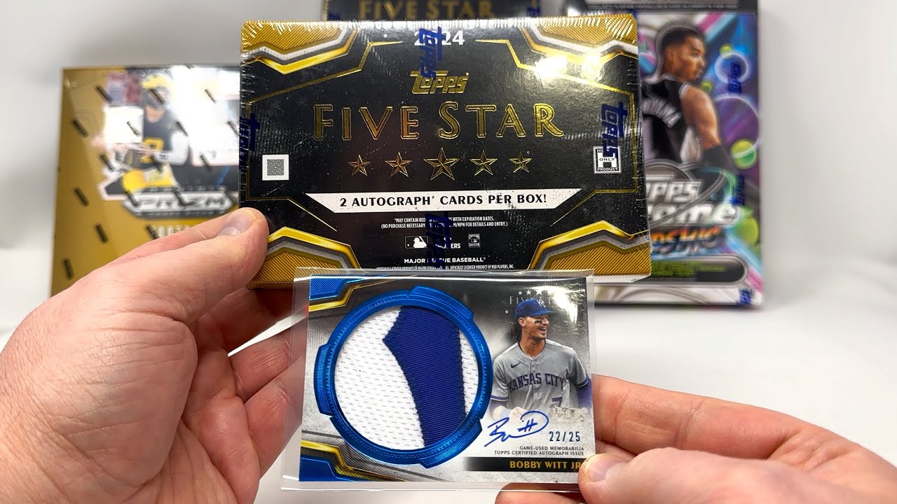 Cracking 2024 TOPPS FIVE STAR Baseball Box