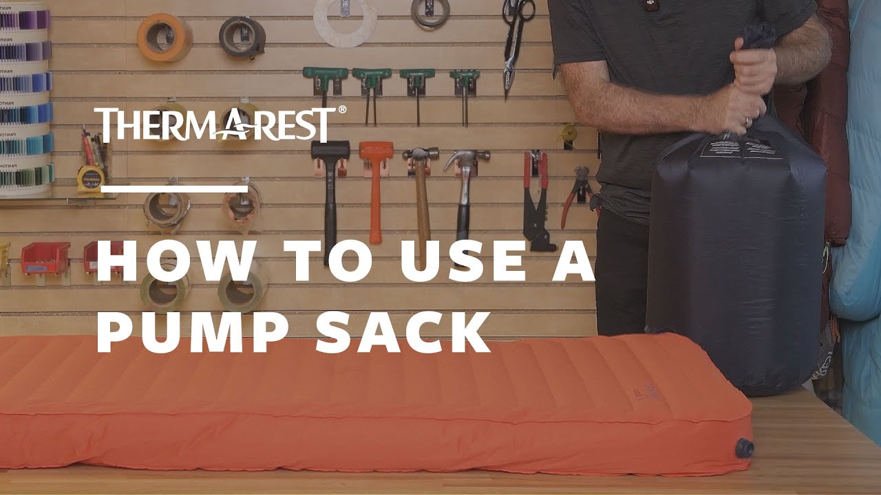 How to Inflate a Sleeping Pad with a Pump Sack
