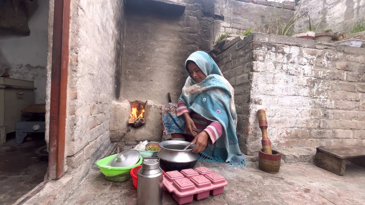 We cooked the unique food in our house today | Village family | Daily life routine | #vlog 