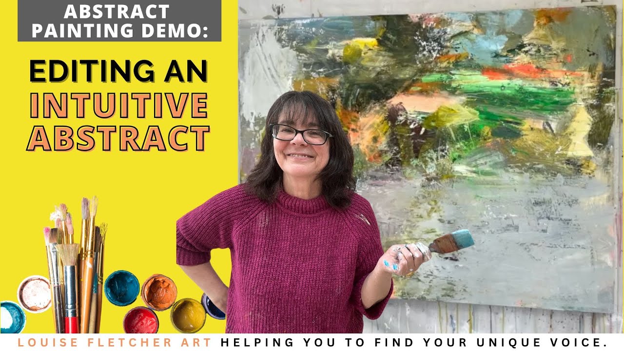 Abstract painting demo: Editing an intuitive abstract