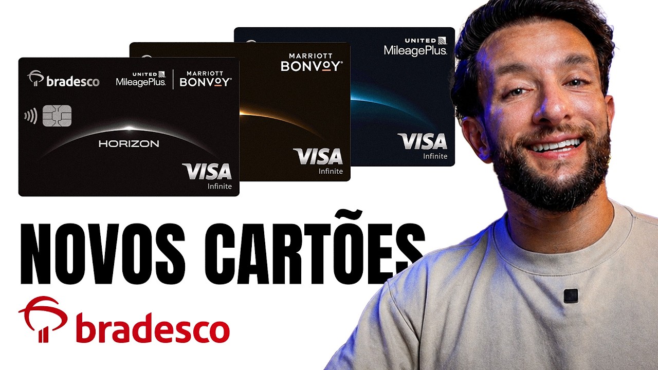 Novos Cart&otilde;es do Bradesco com United e Marriott s&atilde;o Bons? Analisei Tudo