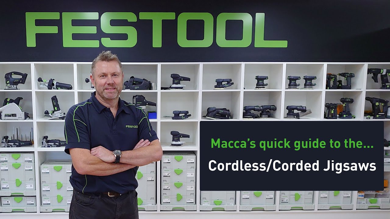 Quick guide to the Festool cordless/corded jigsaws