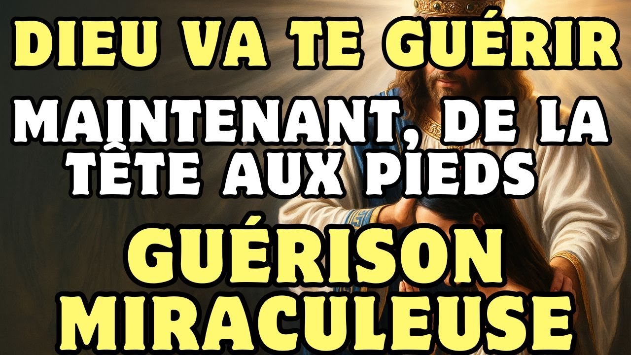 DIEU VA TE GUÉRIR MAINTENANT, DE LA TÊTE AUX PIEDS — GUÉRISON MIRACULEUSE