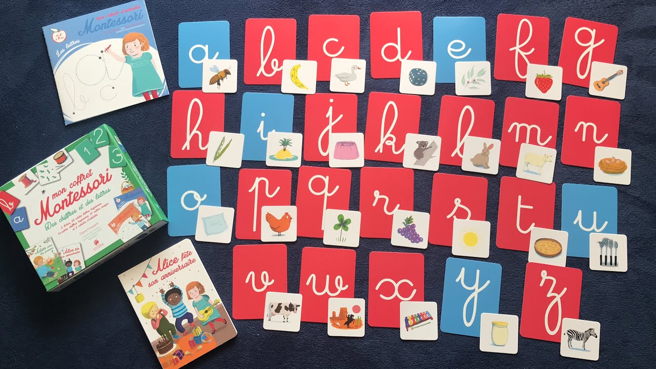 Apprendre les Sons et les Lettres de l´Alphabet en s´amusant avec la méthode Montessori