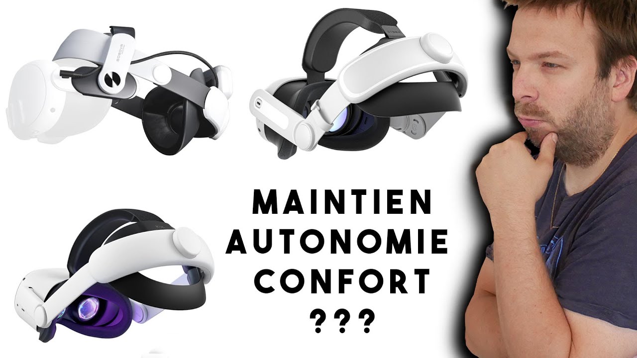 TEST - Sangle Custom Quest 3 : BOBOVR M3 / KIWI DESIGN / ZYBER on fait le point !