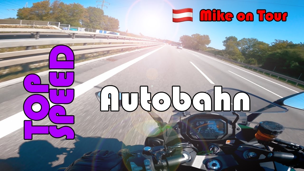 TOP SPEED auf der deutschen Autobahn Kawasaki ZH2 SUPERCHARGED [RAW ONBOARD] Faster than light.