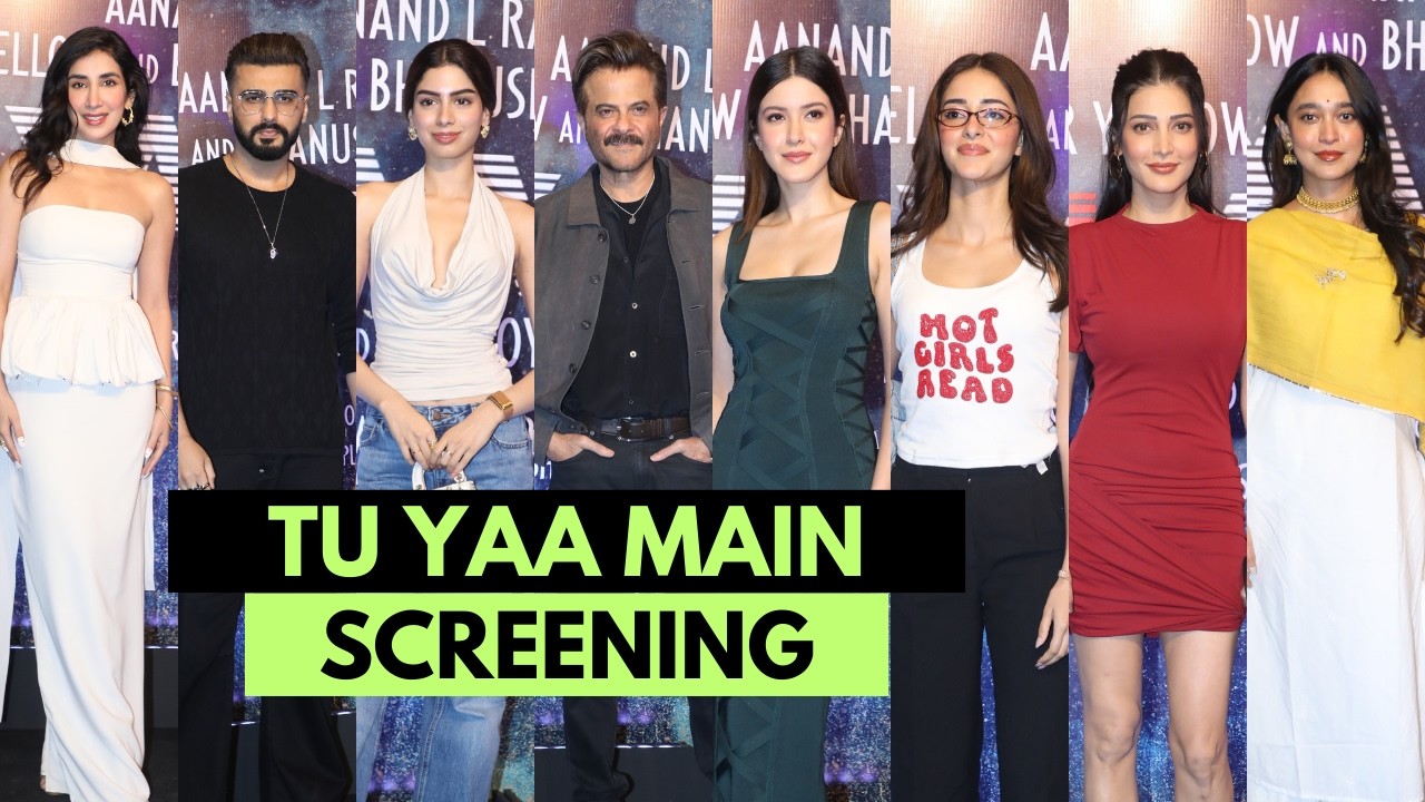 Suhana Khan, Ananya Panday, Anil Kapoor, Khushi Kapoor & Others Grace The Screening Of Tu Yaa Main