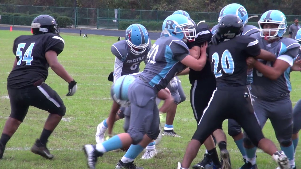 Rolesville vs East Wake Middle Football 2019